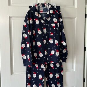 Christmas Pajamas Button Down Top Unisex 
Excellent Condition